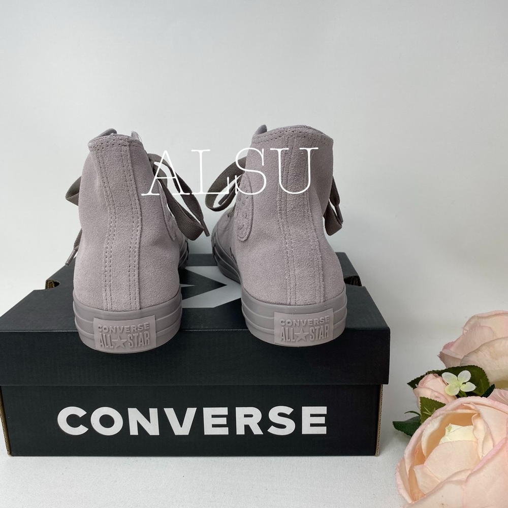 Converse Ctas Suede HI Mercury Grey W AUTHENTIC - Picture 5 of 8